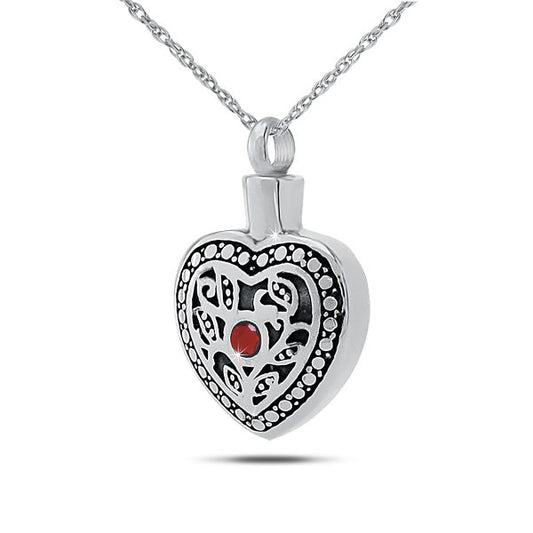 October w/ Opal Sterling Silver Keepsake